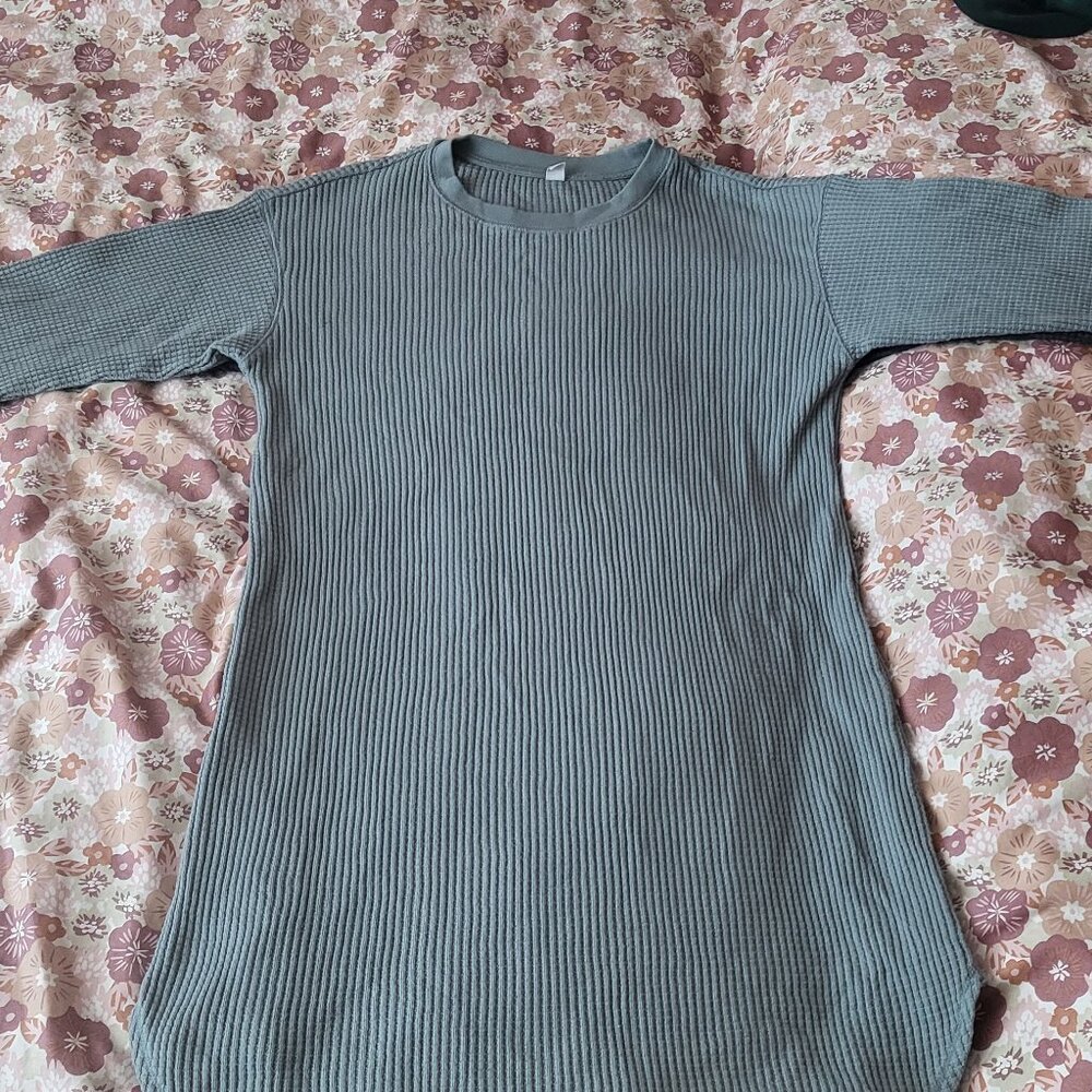 Thermal long sleeve shirt dress(es)